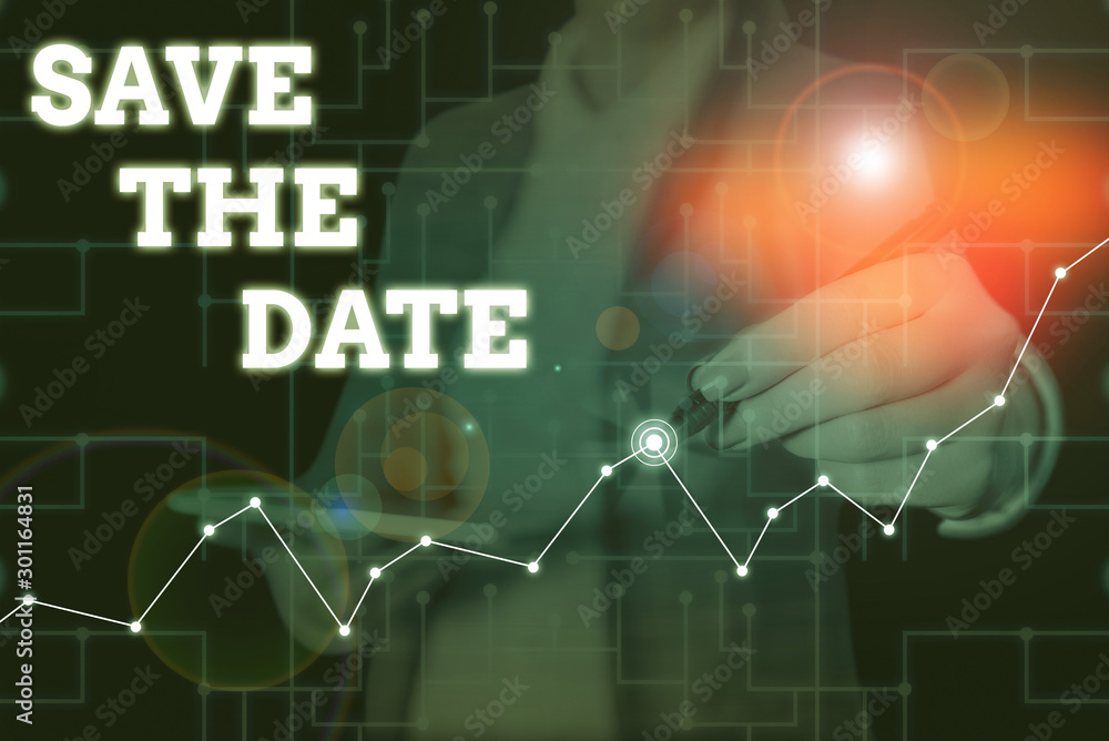 Poster conceptual hand writing showing save the date question. concept meaning asking someone to remember s