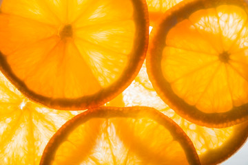 Orange slices.