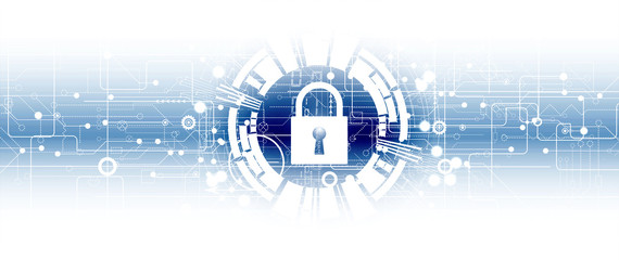 Obraz premium Cybersecurity and information or network protection. Future technology web services for business and internet project