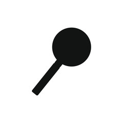 vector simple magnifying glass icon 