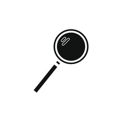 vector simple magnifying glass icon 
