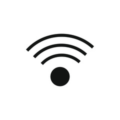 vector simple wifi symbol icon