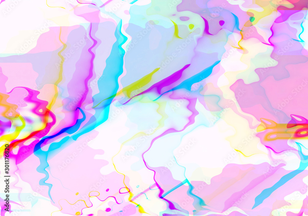 Poster abstract background with vibratn colorful ripple and color shift