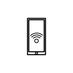 vector simple wifi symbol icon
