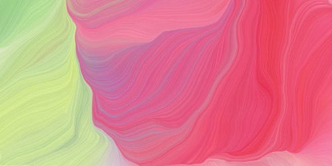 wave lines from top left to bottom right. background illustration with pale violet red, khaki and pastel magenta colors