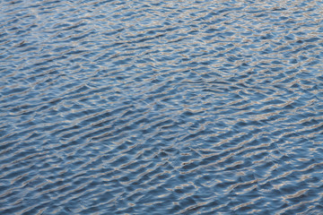 Water texture on the lake surface