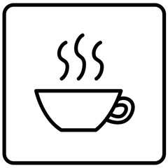 Coffee icon vector illustration isolated