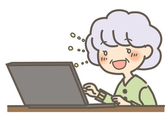 おばあちゃん達成感