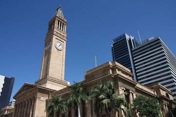 Brisbane City Hall - obrazy, fototapety, plakaty
