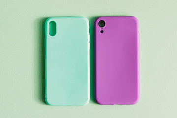 Two silicone cases for your smartphone.