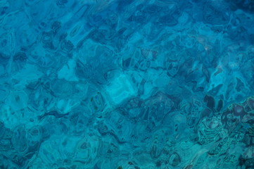 Coral reef in the red sea on sunny day