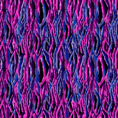 abstract ornament pattern with violet and blue watercolor line drawing