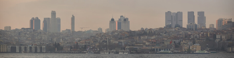 Besiktas coastline, the European side of Istanbul.