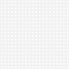 White texture with dots. Seamless abstract volume pattern.