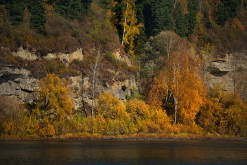 Russia. South Of Western Siberia, Kuznetsk Alatau. The upper reaches of the Tom river near the city of Mezhdurechensk.