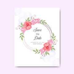 elegant and beautiful floral wedding invitations