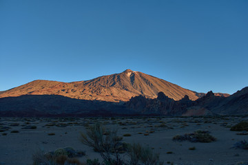 El Teide volcano at sunrise in Tenerife, Canary Islands