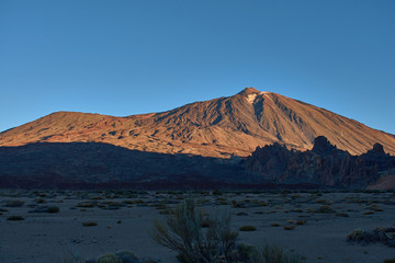 El Teide volcano at sunrise in Tenerife, Canary Islands