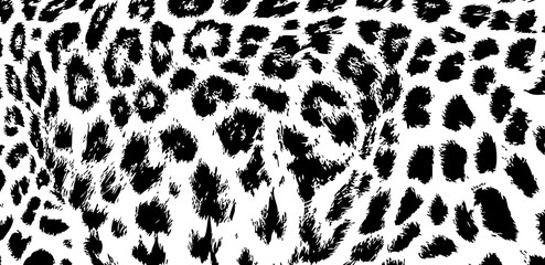 background texture leopard snow jaguar black white print