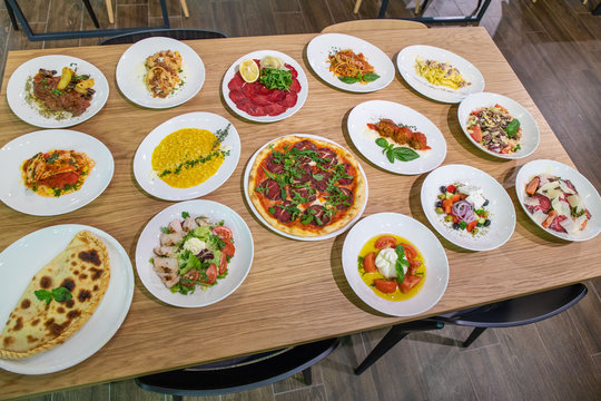 Italian food on the table