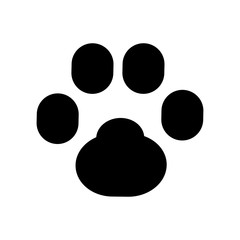 Vector paw icon