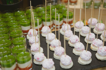  Appetizers banquet table