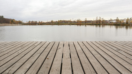pier on the lake © Yevhen Roshchyn