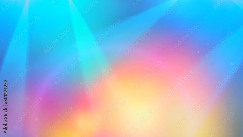 Wall mural abstract blur colorful background with spotlights and copy space for your text. looped animation.