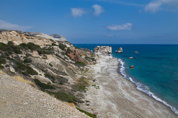 Beautiful Bay of Aphrodite in Cyprus