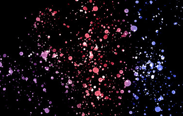 Abstract background for design. Colors, smokes and lines on a black background.