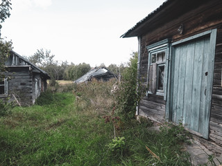 Ruined old house
