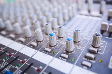 Audio Control Adjusting Knobs Sound Mixer