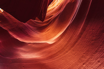 View into lower antelope canyon arizona
