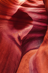 View into lower antelope canyon arizona