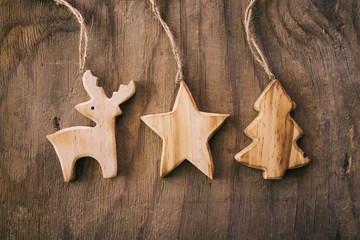 Christimas decor made from wood - Powered by Adobe