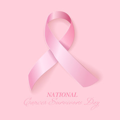 Breast Cancer Awareness Ribbon Background