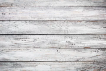 Deurstickers Thema Grijze houten achtergrond met oude geschilderde planken