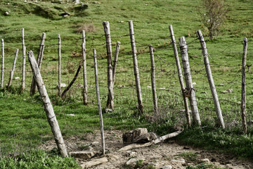 Recinzioni di montagna, steccati per le mandrie