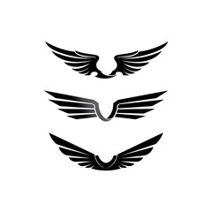 Falcon Wings Logo Template vector icon logo design app