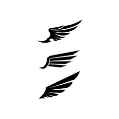 Falcon Wings Logo Template vector icon logo design app