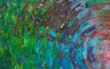 Background pattern for brochure cover, banner, postcard, flyer, poster or textile and fabric print. Template for creative wallpaper or graphic design artwork. Abstract digital painting art.