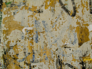 old paint in the wall, grunge
