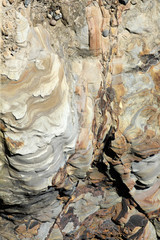 Stein Gesteinsschicht Steine Neuseeland