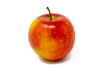 mela rossa isolata su fondo bianco copyspace