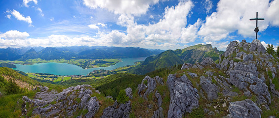 Der Wolfgangsee im schönen Salzkammergut