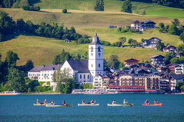 Der Wolfgangsee im schönen Salzkammergut
