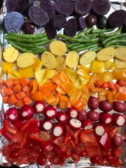 Rainbow Of Vegetables for Dinner