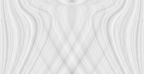 Abstract grey white waves and lines pattern.  Futuristic template background. 