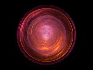 Colorful fractal plasma sphere, strings of chaotic plasma energy. .smoke, energy ball discharge, scientific plasma study. digital flames, .artistic design, science fiction, Abstract illustration