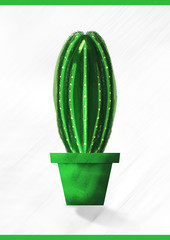 ilustración cactus